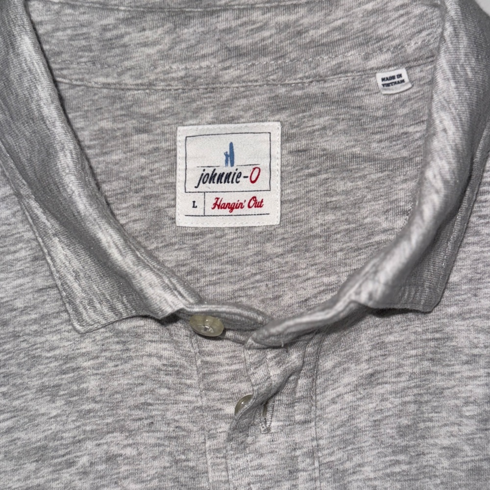johnnie-O Heather Gray Polo Shirt - Picture 6 of 12